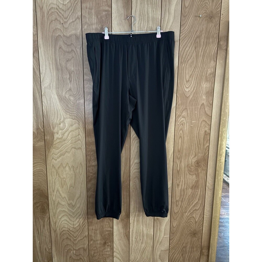 Four Laps Re Up Men's Black Jogger Pants Drawstring, XL‎